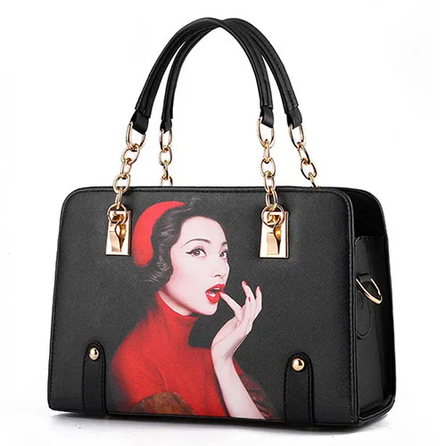 Женская сумка-мессенджер с принтом Мэрилин Монро, Высококачественная вместительная сумка на плечо, женская брендовая дизайнерская сумка ZHP29 - Цвет: A