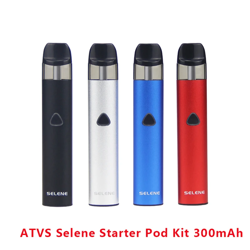 

Vape Starter Kit ATVS Selene Starter Pod Kit 300mAh Vape E Cigarette kits with 1ml capacity pod vs justfog q16 justfog minifit