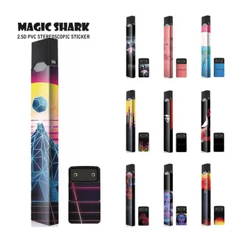 

Magic Shark Sticker for Juul Stereo Film Electronic Cigarette Sticker Case Cover Skin for Juul