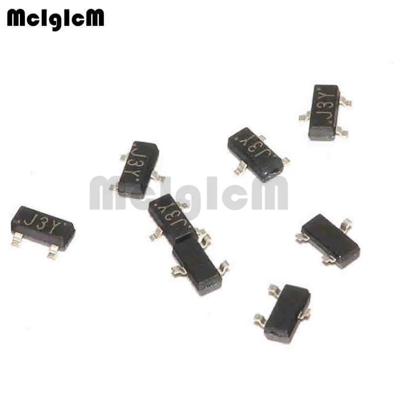 

MCIGICM S8050 SOT-23 100pcs 8050 sot-23 smd LOW VOLTAGE HIGH CURRENT SMALL SIGNAL NPN TRANSISTOR