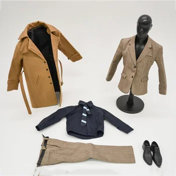 

1/6 Scale Superman Windbreaker Suit Set & Leather Shoes for 12 inches Male Action Figure