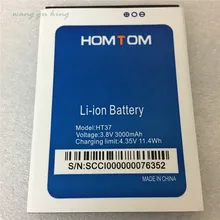 HOMTOM HT37 Pro аккумулятор большой емкости полный 3000 мАч запасная батарея Замена для HOMTOM HT37 смартфон