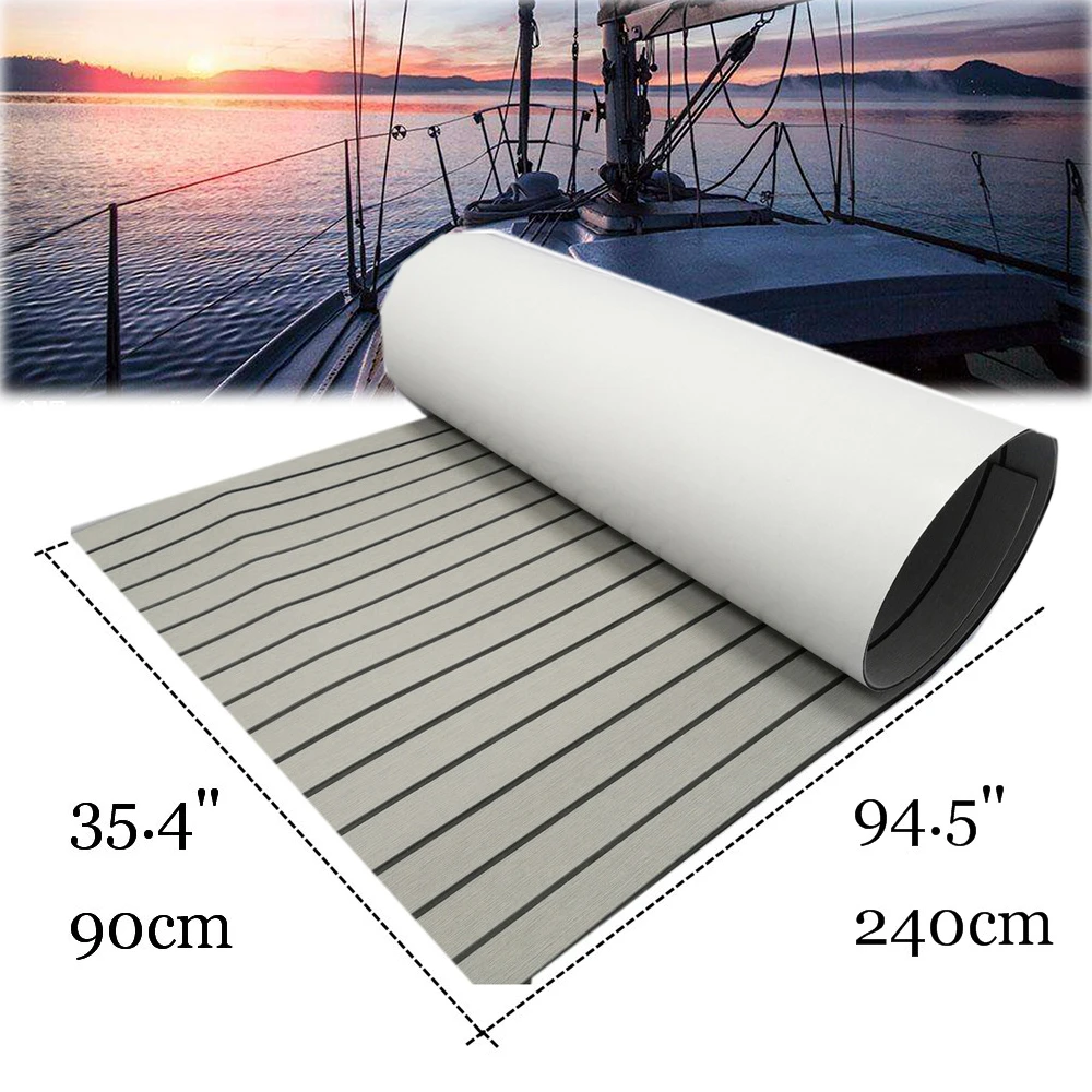 EVA Teak Decking Sheet For Boat Yacht Marine Flooring Carpet With