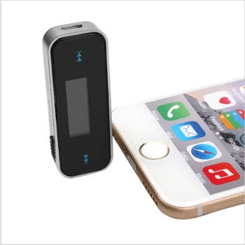 

2018 Mini Wireless Transmitter 3.5mm In-car Music Audio FM Transmitter For iPhone 4 5 6 6S Plus Samsung iPad Car MP3 Transmitter