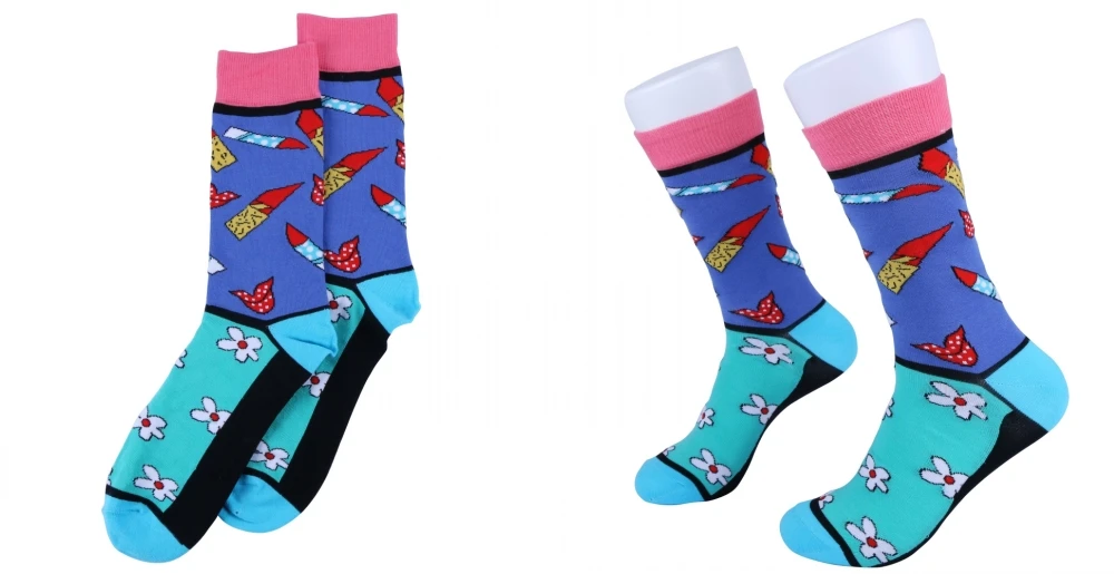 Новые носки для женщин и мужчин harajuku Корейский Японский стиль мультфильм носки хлопок красочные камера ракета автобус велосипед губная помада Повседневные носки