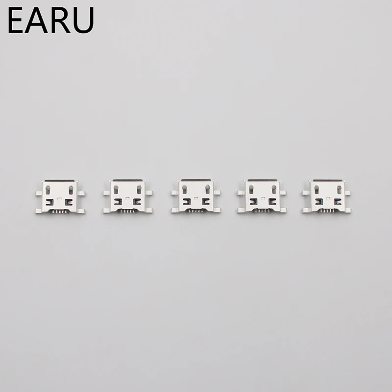 10 шт. разъем Micro USB 5 контактов типа B 0 8 мм|connector 5pin|connector femaleconnector charge |