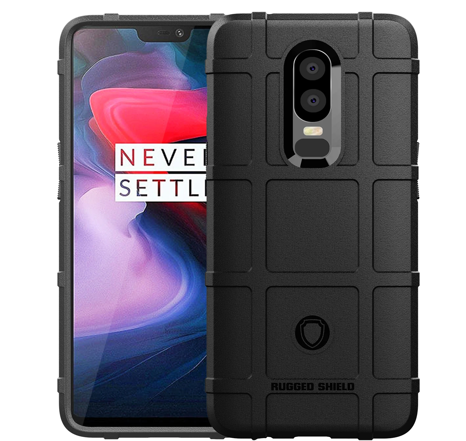 buy Armor Shock Absorption Shockproof Case For Oneplus 6 A6000 A6003 Anti Scratch Carbon Fiber Design Phone Bag Cover For One Plus 6