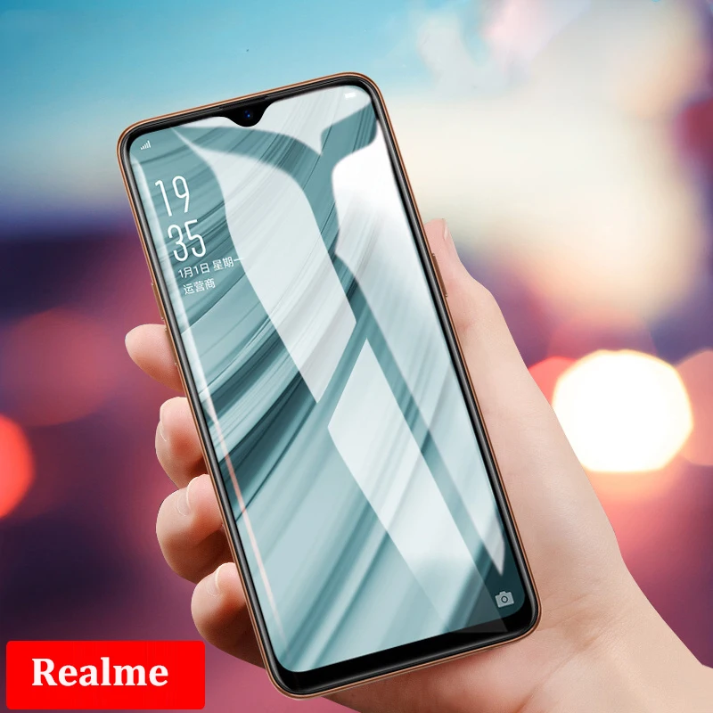 2 шт. для Realme C2 защитная пленка из закаленного стекла для Reamle C2 Realme 3 3 Pro 3D пленка на весь экран