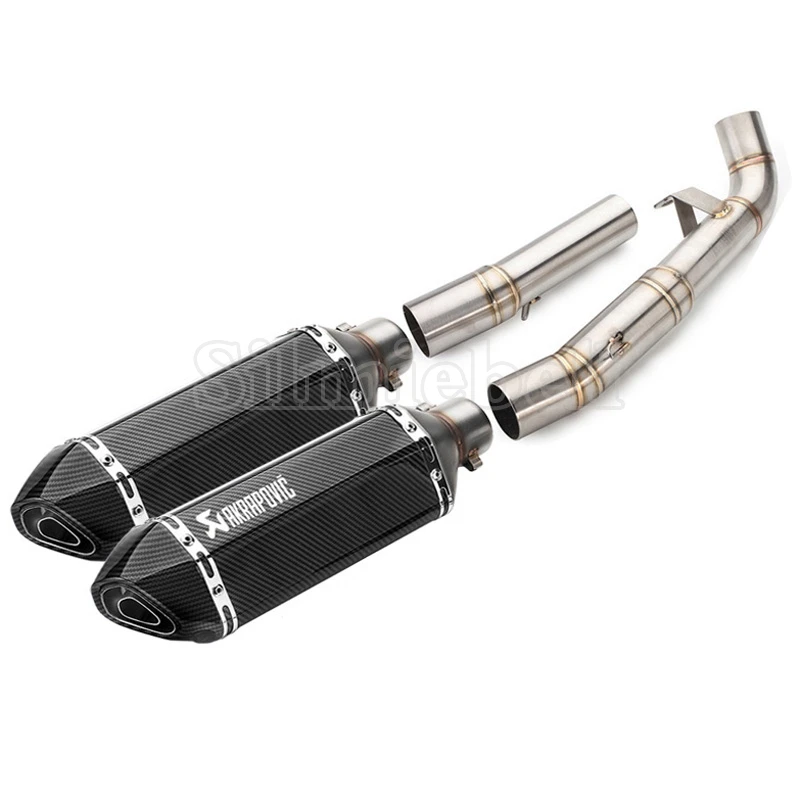 Akrapovic выхлопной мотоцикл Escape для Kawasaki Z1000 2007 2008 2009 глушитель скутер трубы | Выхлопные трубы и системы -33045641983