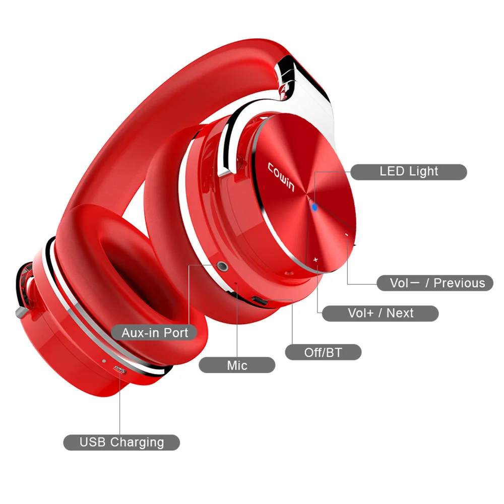 Cowin E7PRO Active шум шумоподавления наушники беспроводной Bluetooth гарнитура