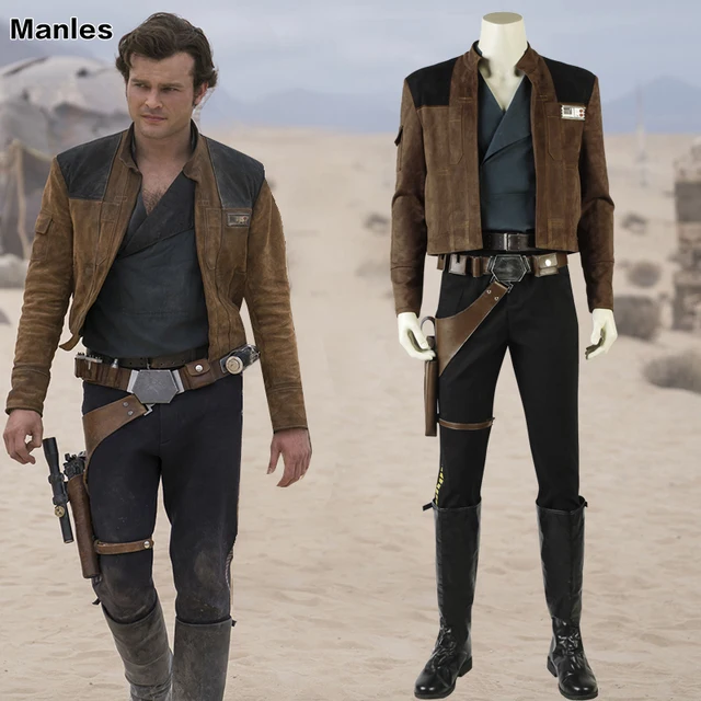 Han Solo Costume Movie Solo A Star Wars Story Cosplay Outfit Carnival