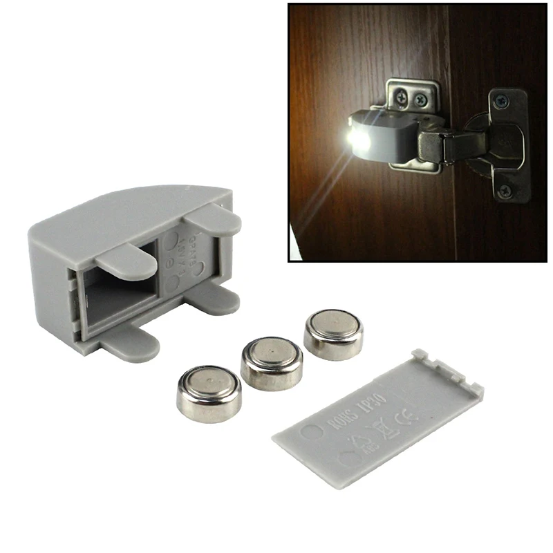 BORUIT 4/шт. Универсальный кухонный спальня гостиная шкаф шарнир светодиодный светильник ночник датчик светильник в системе