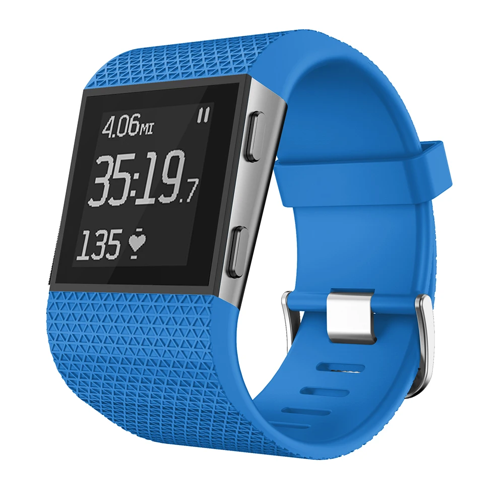 Сменный силиконовый ремешок для смарт часов Fitbit Surge сменный Браслет с