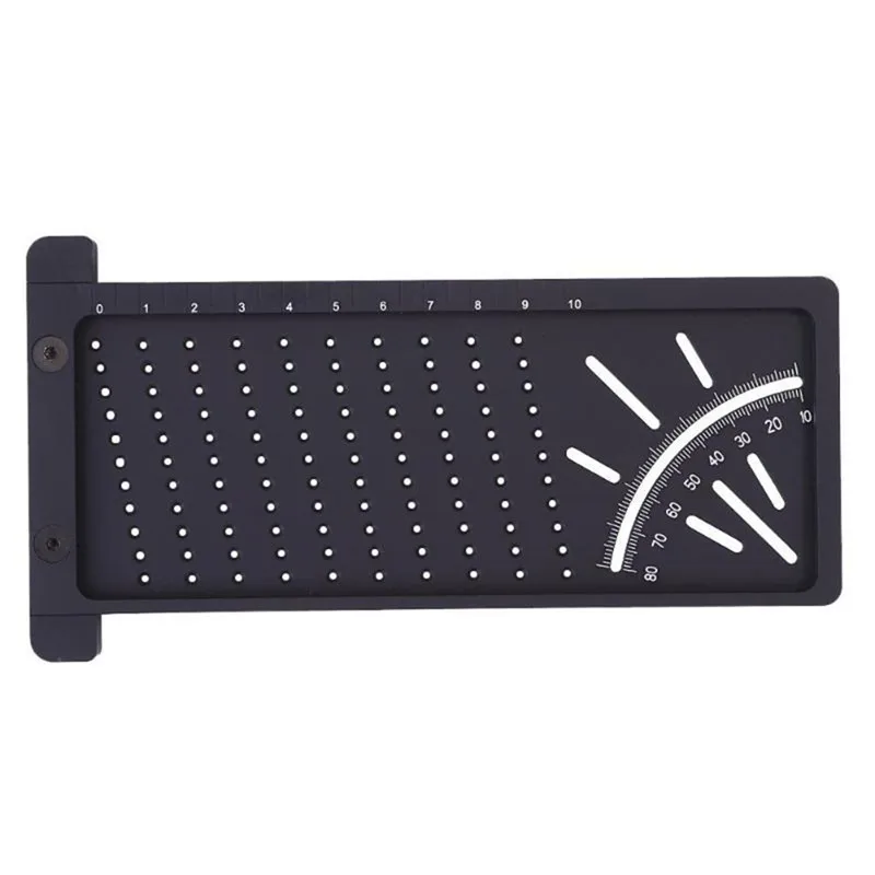 

Aluminum Alloy Precision Woodworking 3D Mitre Angle Scribe Mark Line Gauge Rule T-type Ruler Carpenter Measuring outdoor Tool