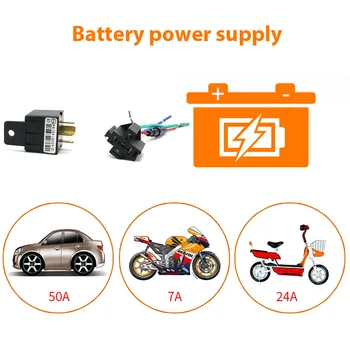 

Car Relays GPS Tracker Car Shock Alarm GPS GSM Locator Tracking Device Remote Control Anti-theft Monitoring Cut Off Oil Power