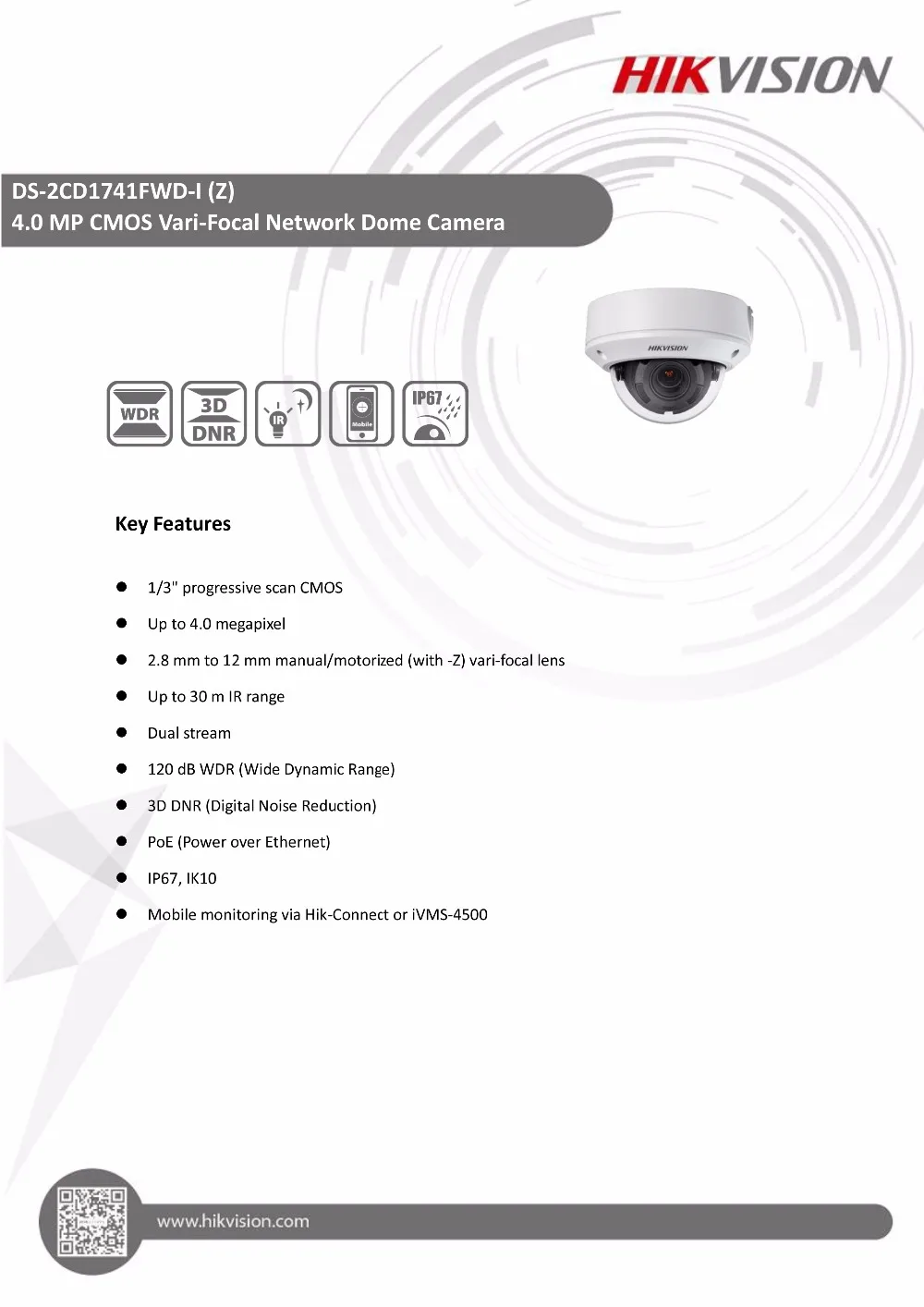 DS-2CD1741FWD-I (Z) 01