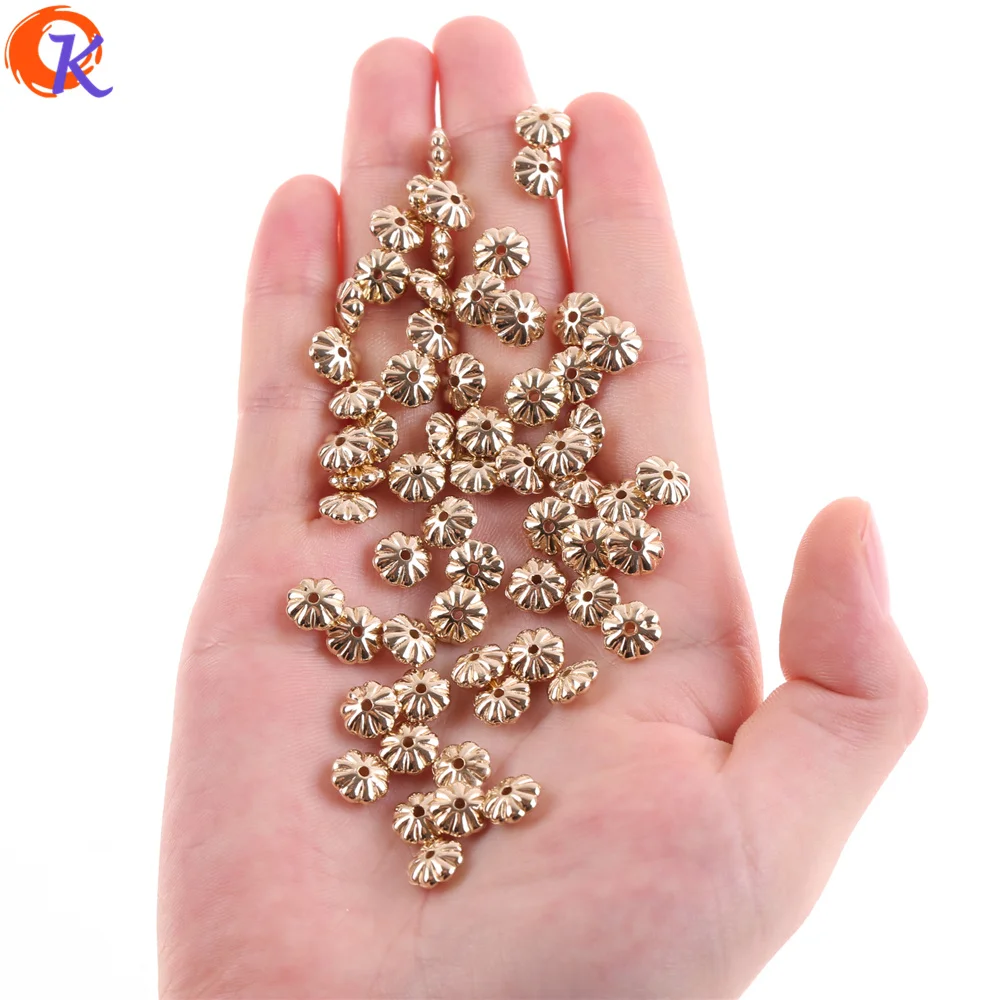 

Cordial Design 8MM 1000Pcs/Lot Earring Findings/Acrylic Beads/Flower Shape/Gold UV Plating/Hand Made/Beads Jewelry Accessories