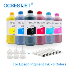 6x500 мл универсальные чернила Набор для чернильных картриджей для Epson Stylus Pro 7600 9600 7500 9500 10000 10600 7800 7880 9800 9880 4800 4880