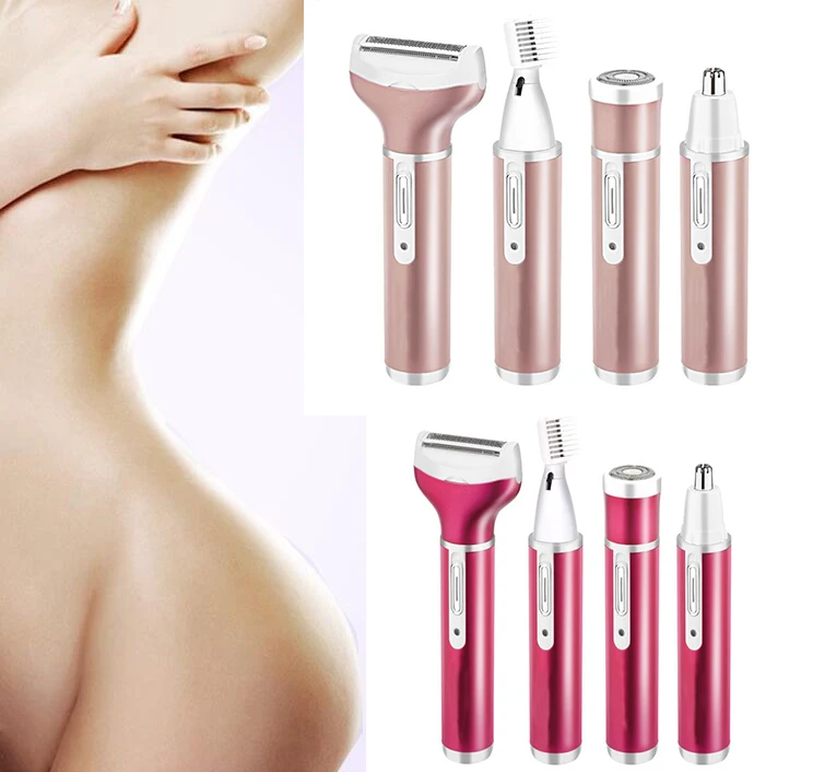 

Lady Epilator Electric Shaving Nose Hair Eyebrow Knife Yin Mao Armpit Trim Hair Removal USB Charging 100-240V Global Voltage