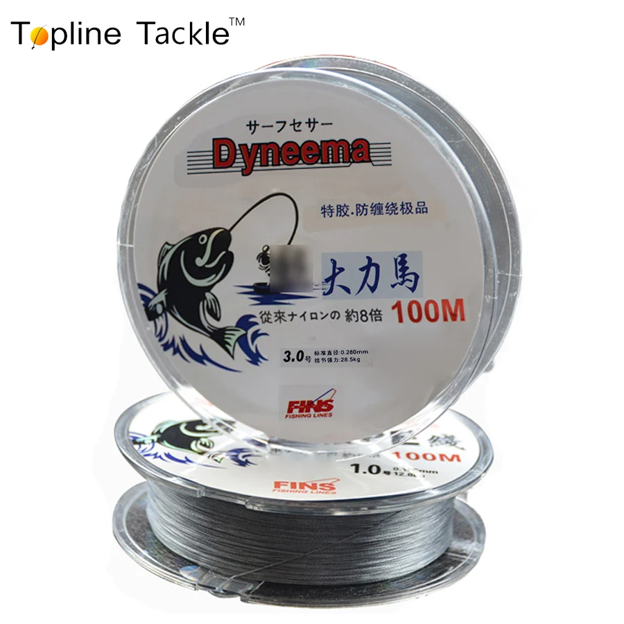 Dyneem a PE Braid 10 100M 110LB Test Super Dynee ma Strong Braided
