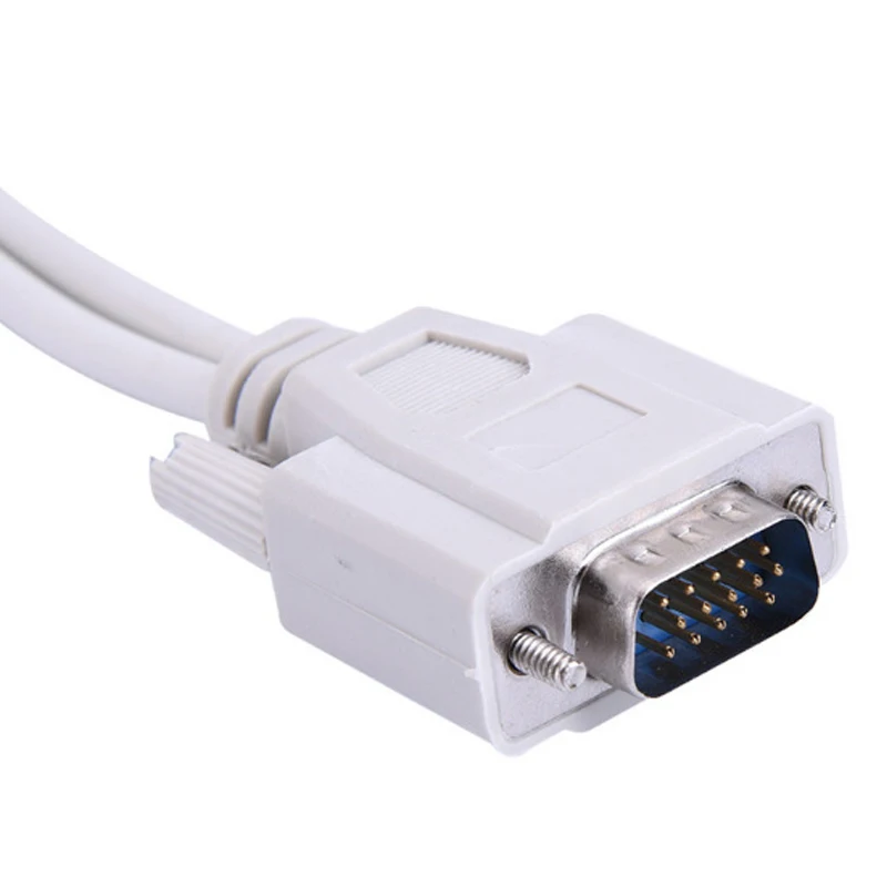 Vga مراقب y الفاصل كابل ، vga 1 ذكر إلى ثنائي 2 vga أنثى محول محول الفيديو كابل ل شاشة الازدواجية