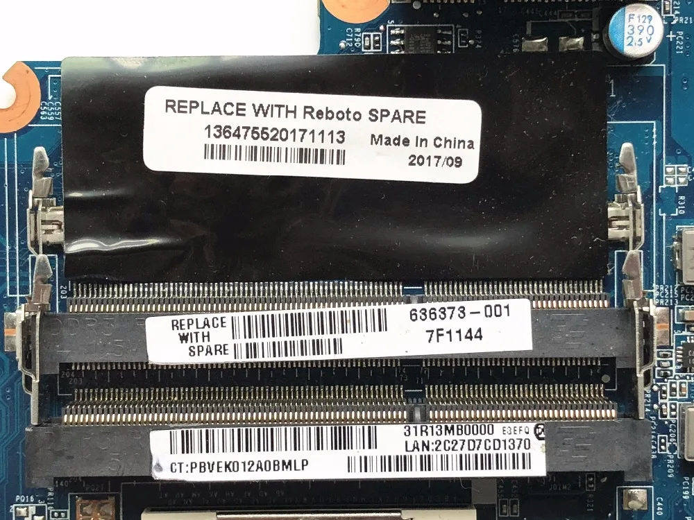 High Quality MB 636373-001 For HP G4 G6 G7 Series Laptop Motherboard DA0R13MB6E1 HM65 DDR3 100% Tested best motherboard for home pc