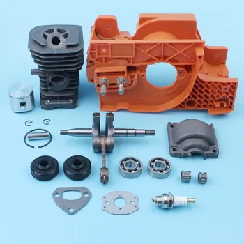 

Crankcase Crankshaft Cylinder Piston Engine Pan Kit For Husqvarna 137 142 E 38MM Chainsaw Bearing #530071991 530069940