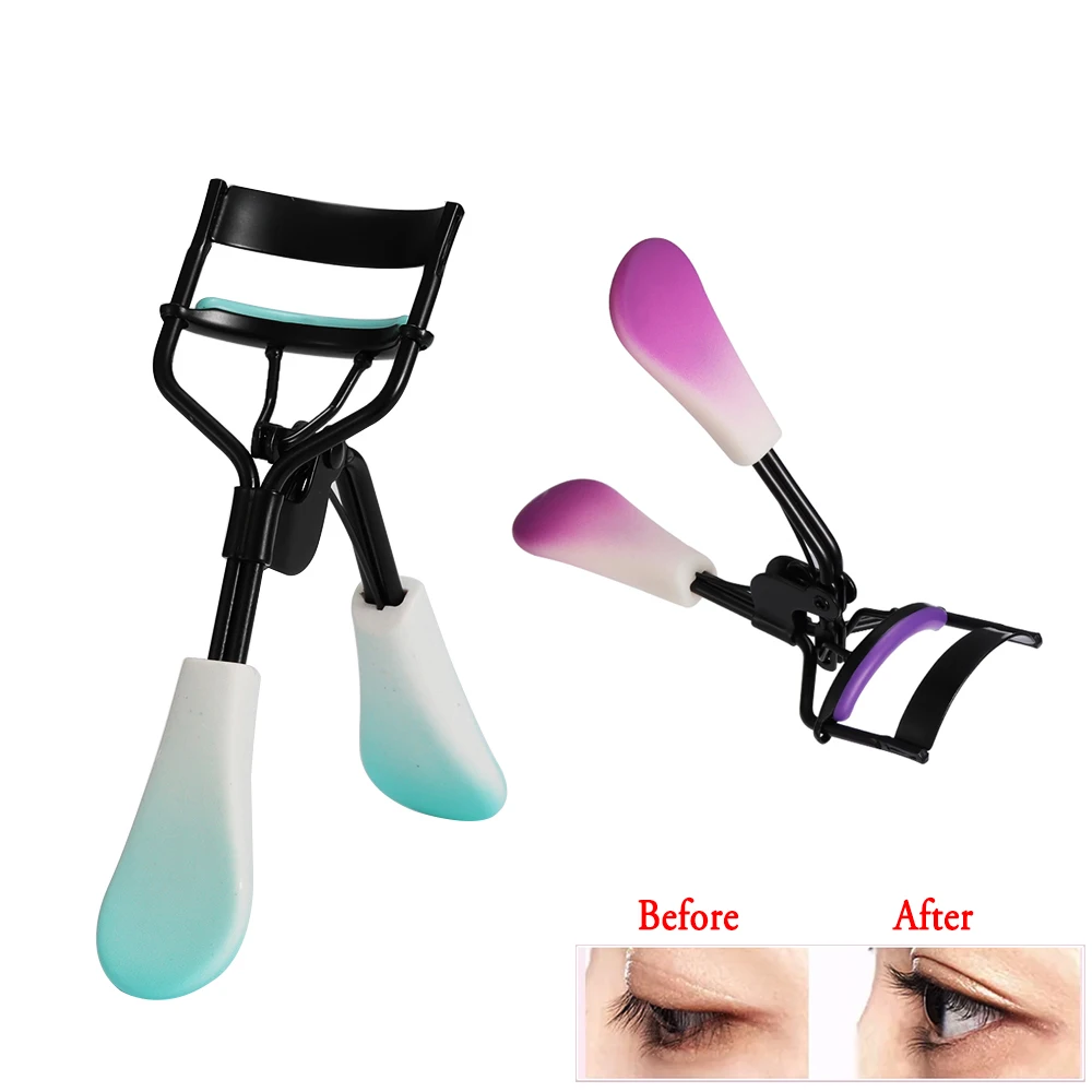 

6 Colors NEW Gradient Color Eyelashes Curler Refill Curl Eyelash Silicone Curling Eye Lashes Big Eyes Makeup Beauty Tools