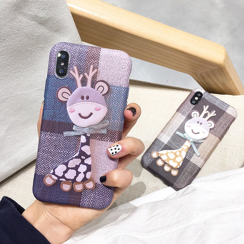 

Cloth grain giraffe soft Cases For Huawei P20 P30 Mate20 Pro Lite Nova 3 3i 3e 4 4e Honor 8X 9 10 Lite Play Soft back funda Case