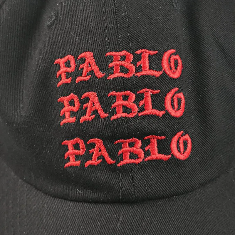 Women Men PABLO Cap Fashion Letter Embroidered Baseball Caps Unisex Solid Cotton Snapback Hat Male Female Hip Hop Hats CP0040 (1)