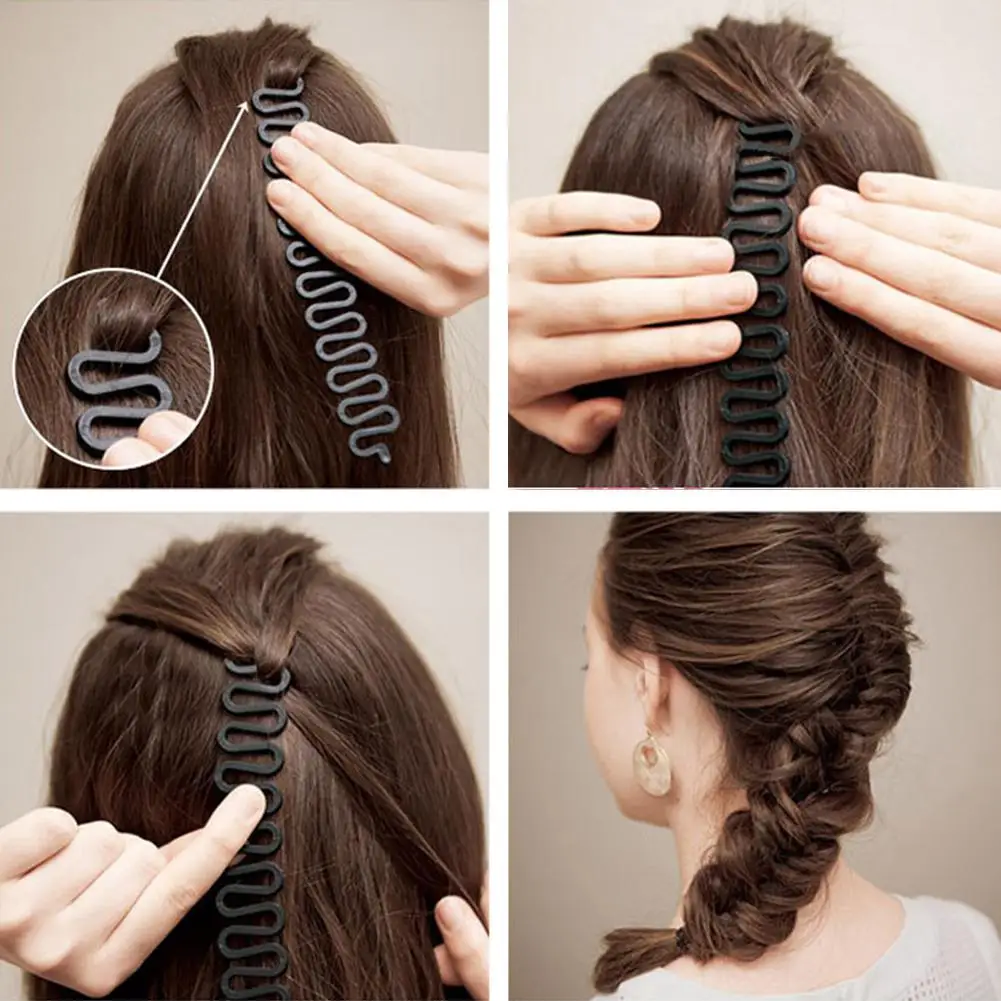 

HobbyLane Centipede Braid Hair Styling Accessories Clip Hair Braided DIY Hair Styling Hair Braiding Twist Curler Styling Tool
