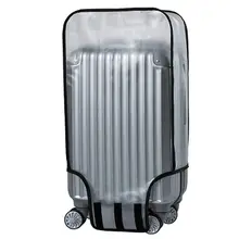 ПВХ матовый прозрачный пыленепроницаемый водонепроницаемый износостойкий защитный чехол для путешествий Чехол для багажа