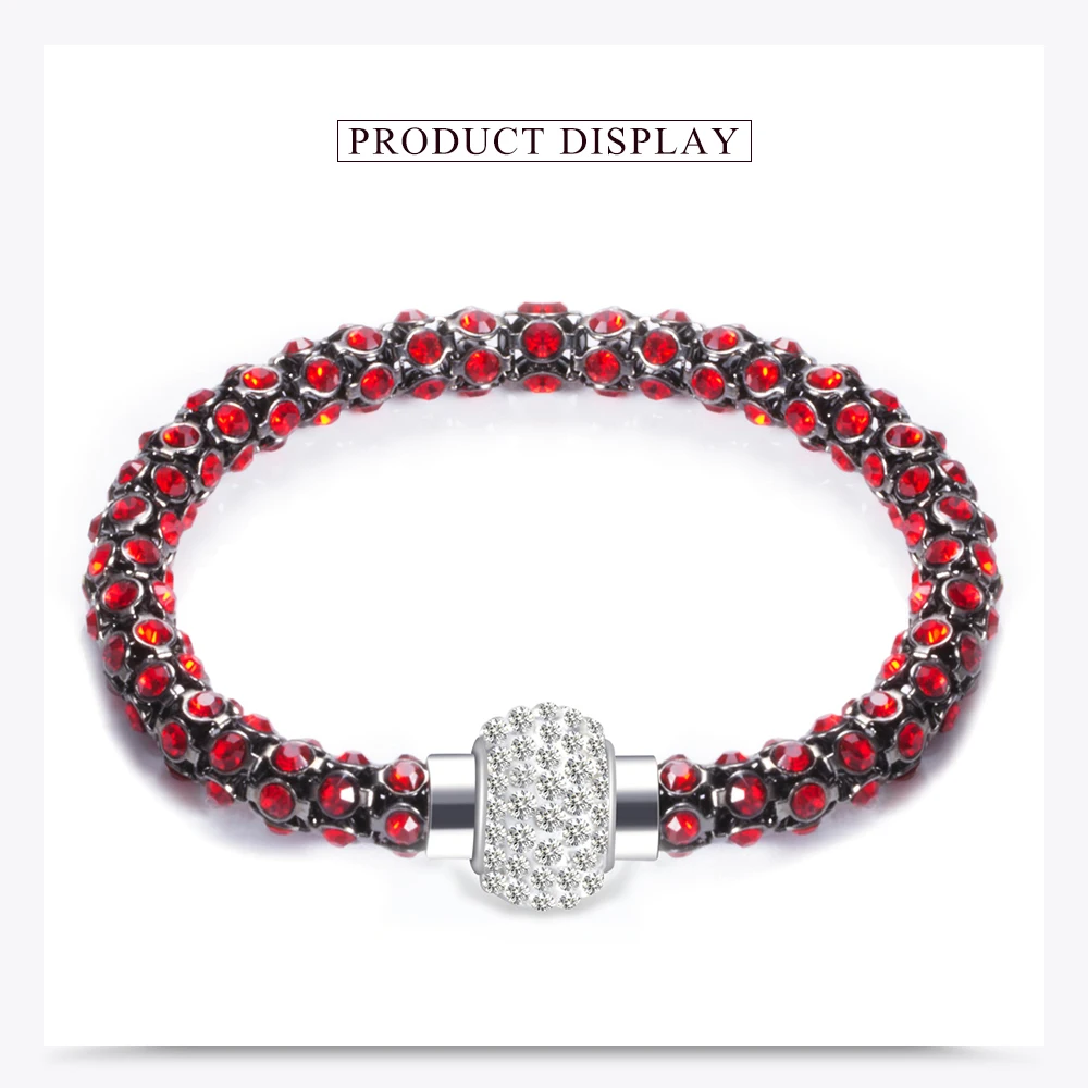 Женский серебряный браслет с кристаллами лучший дизайн модные браслеты для женщин