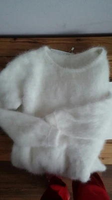 Новые оригинальные норковый кашемировый женский кашемировый свитер вязанный чистый норковая куртка подгонянный цвет shippingM44 - Цвет: Белый