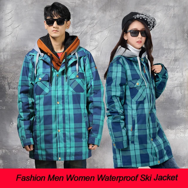 Cheap Winter Men Women Snowboarding Jackets Waterproof Windproof Snowboard Ski Clothing High Quality Warm Girls Snow Coat Jacket Suit
