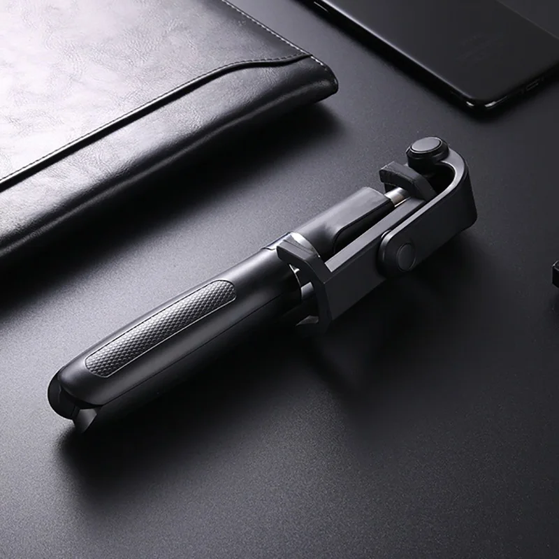 360 Rotation Mini Foldable Tripod 2 in 1 Monopod Selfie Stick Bluetooth Wireless Remote Control Shutter for Xiaomi  Android iOS (5)