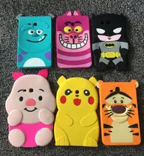 Cartoon Cute Batman 3D Hero Silicon Soft Back Cover Case For Samsung Galaxy Tab 3 Lite 7.0 T110 T111 coque tablet case+free film