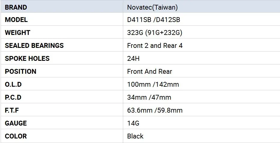 Горячая Тайвань Novatec D411SB D412SB 24H шоссейные дисковые тормозные велосипедные ступицы быстросъемные или через ось 12*100 мм 12*142 мм