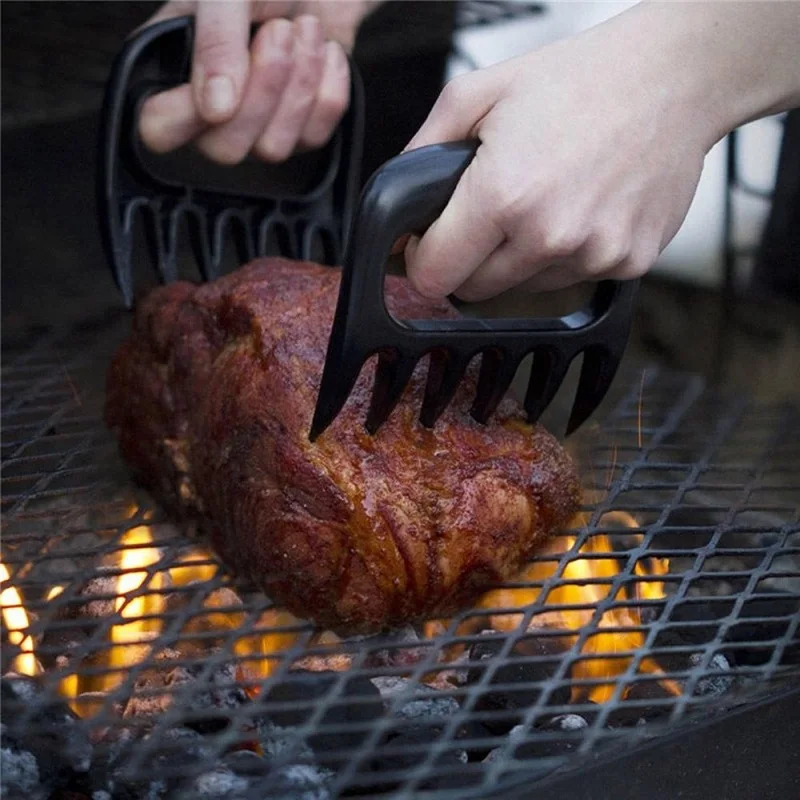 

1pc Bear Claws Barbecue Fork Manual Pull Meat Shred Pork Clamp Roasting Fork Kitchen BBQ Tools