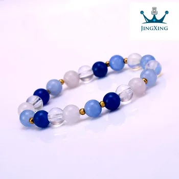 

10 pcs Fashion Camo Pink Blue Transparent Bead Charm Cuff Bracelet bangle Jewelry For Women Men Pulseras jewelry GT20160511