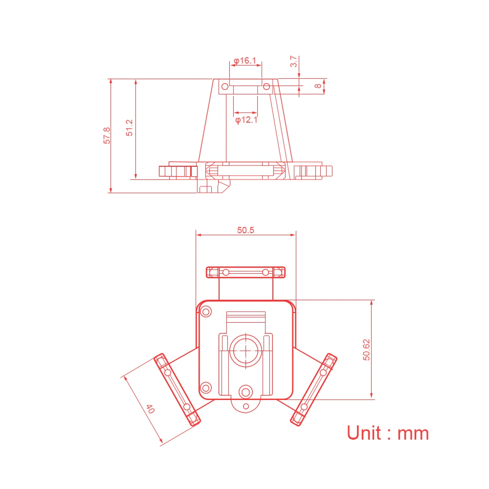 3d принтер Часть Kossel Delta Effector полный комплект/набор 1,75/3 мм M3/M4 V6 hotend тип авто выравниватель для Kossel Delta 3d принтер