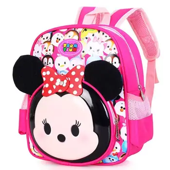 

Wholesale Kids bag Kindergarten Children Cartoon Mickey School Bags Minnie Backpack Waterproof Schoolbags Satchel