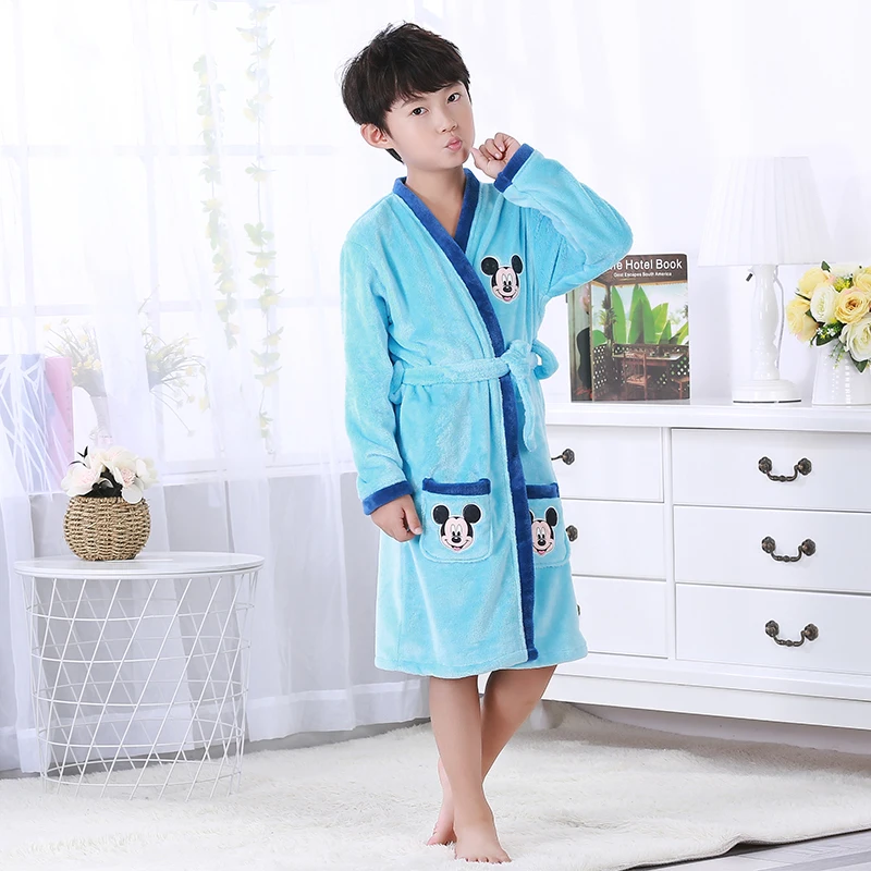 Cheap Price Princess Nightgown baby girls Winter Robe kids Long Sleepwear Bathrobe children Bath