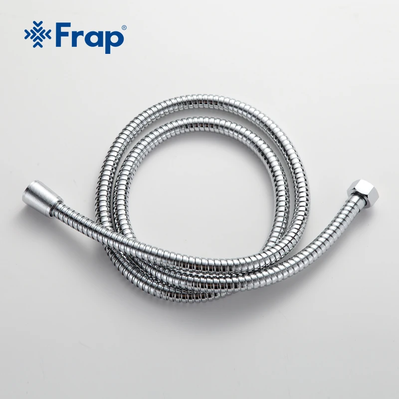 Frap 1.5 متر الفضة المقاوم للصدأ مرنة منتجات حمام اكسسوارات الحمام دش خرطوم السباكة خرطوم النارجيلة f43 Frap 1.5 متر الفضة المقاوم للصدأ مرنة منتجات حمام اكسسوارات الحمام دش خرطوم السباكة خرطوم النارجيلة f43