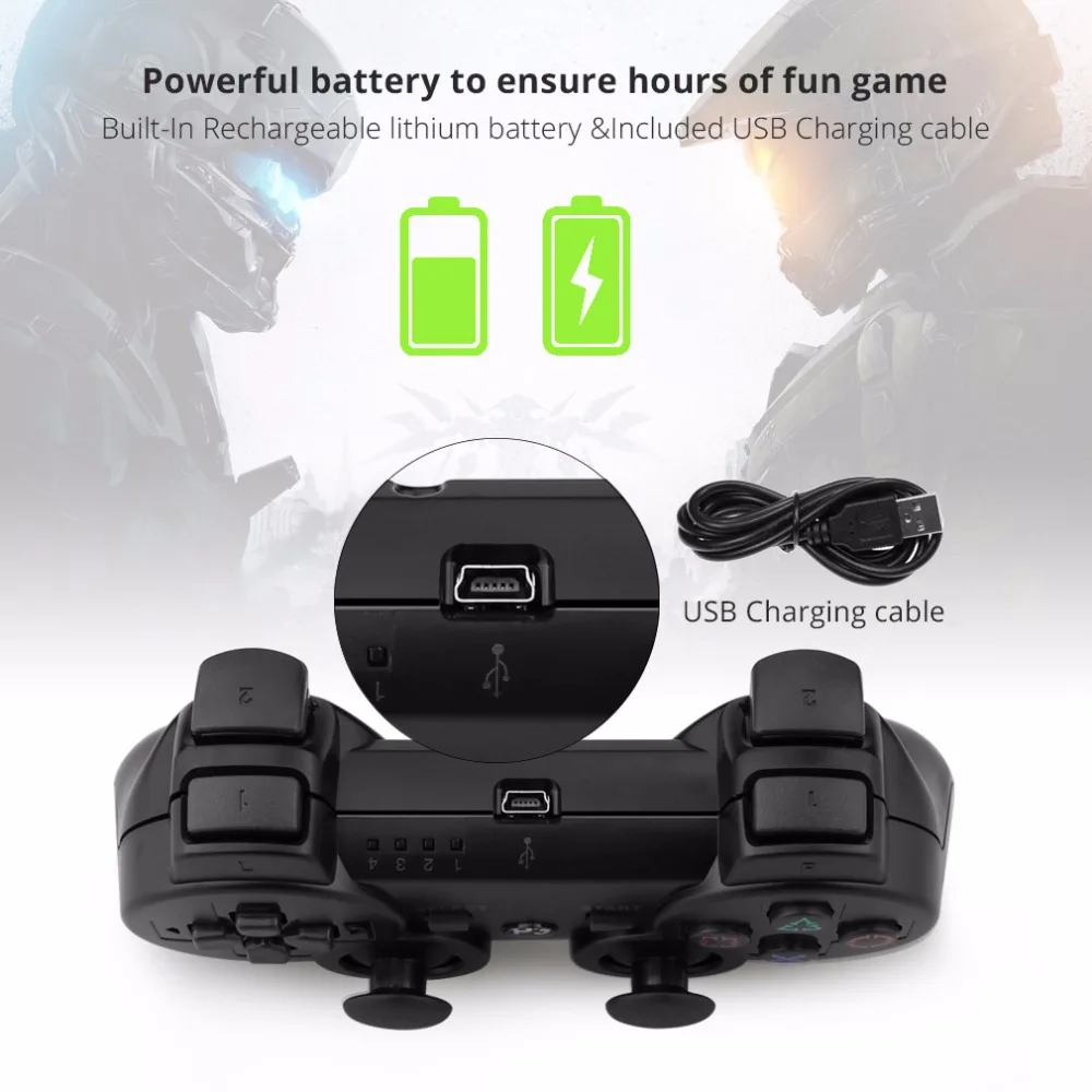 Bluetooth Wireless Gamepad Pubg Controller for PS3 Wireless Joystick Console for Sony Playstation 3 Game Pad Accessories