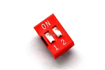 

2P DIP 2 level 2.54MM red toggle switch coding dial switch data-chosen-switches