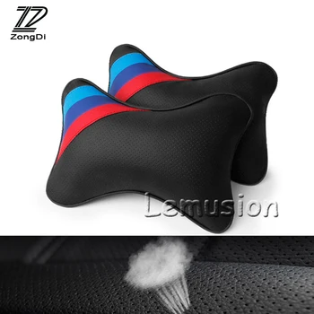 

ZD 1X Car Neck pillow Three primary colors Headrest for Seat Leon Ford Focus 2 3 Fiesta Kuga Ranger Ecosport Chevrolet Cruze