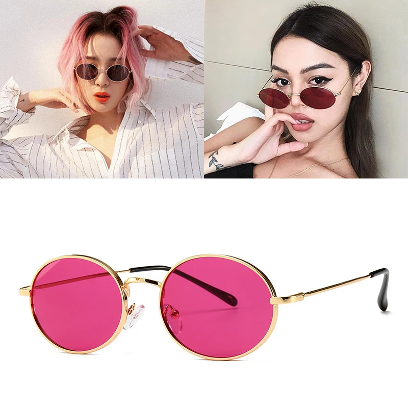 

JackJad Classic Retro Vintage Oval Metal Style Women Sunglasses 2019 Modern Fashion Brand Design Sun Glasses Oculos De Sol 1951