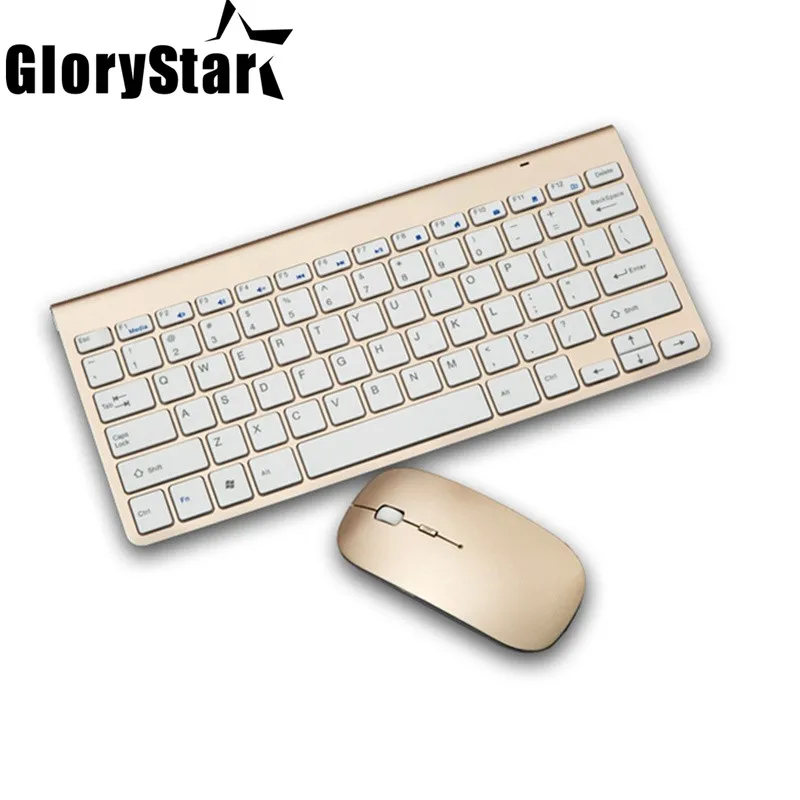 

Black/Sliver/Gold 2.4ghz Wireless Keyboard and Mouse Combo USB Receiver Silent Computer Keyboard for Android Windows XP/7/8/10
