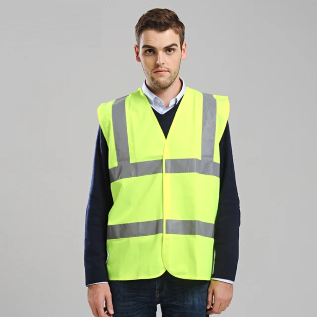 High quality high visibility safety clothing reflective workwear mens ...